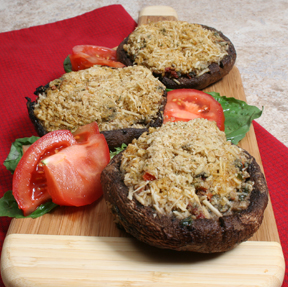 Grilled Stuffed Portobello Mushrooms