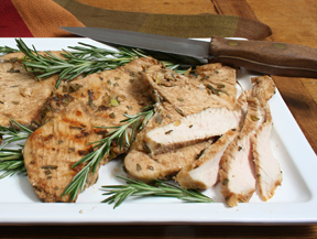 Grilling Turkey Tenderloins with Rosemary